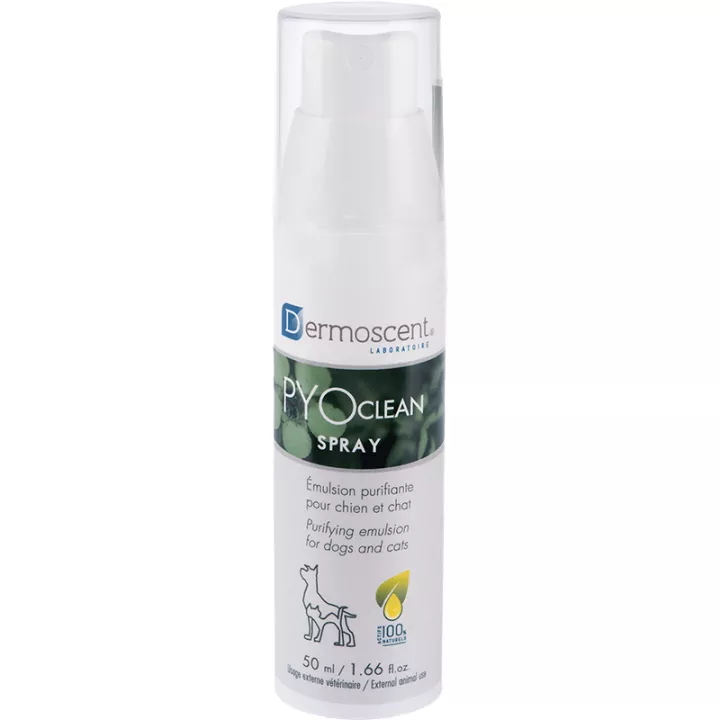 Dermoscent PYOClean Emulsión Purificante Spray Gato y Perro 50ml 