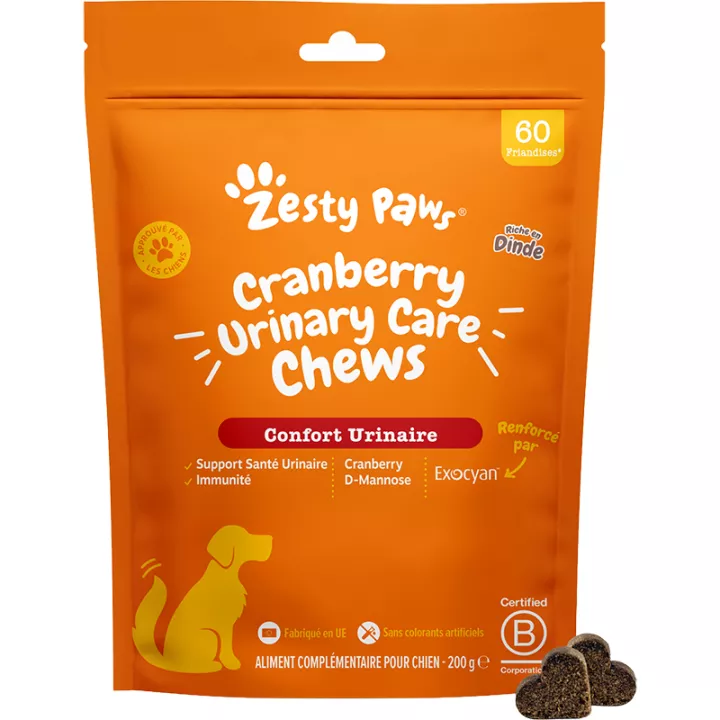 Zesty Paws Harnkomfort Hund 60 Leckerlis