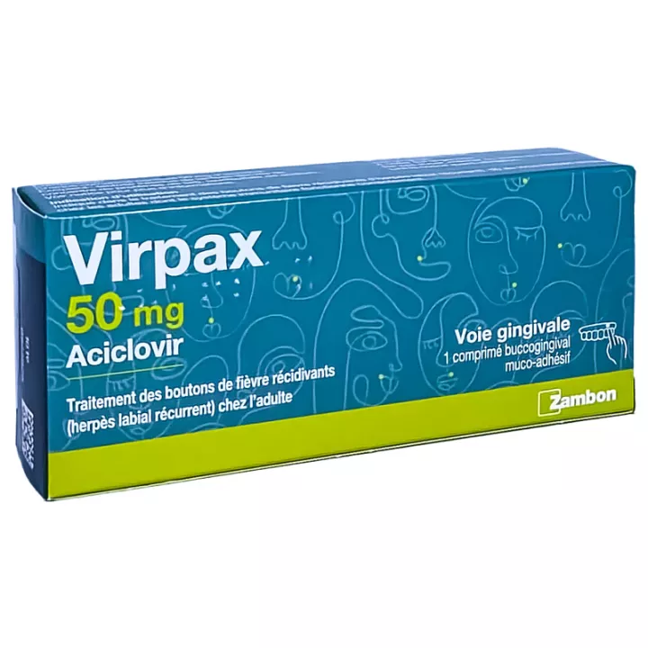 Virpax 50 Mg 1 Comprimido Bucogingival