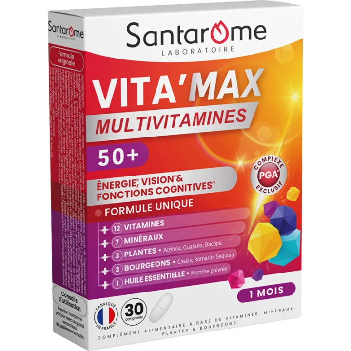 Santarome Vita Max Multivitamine Senior 50+ 30 Tabletten