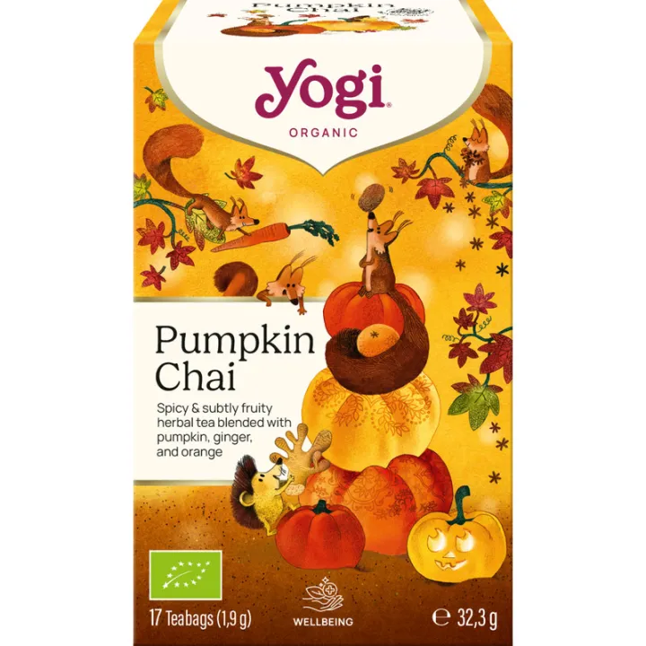 Yogi Tea Biologische Pompoen Chai Thee 17 theezakjes
