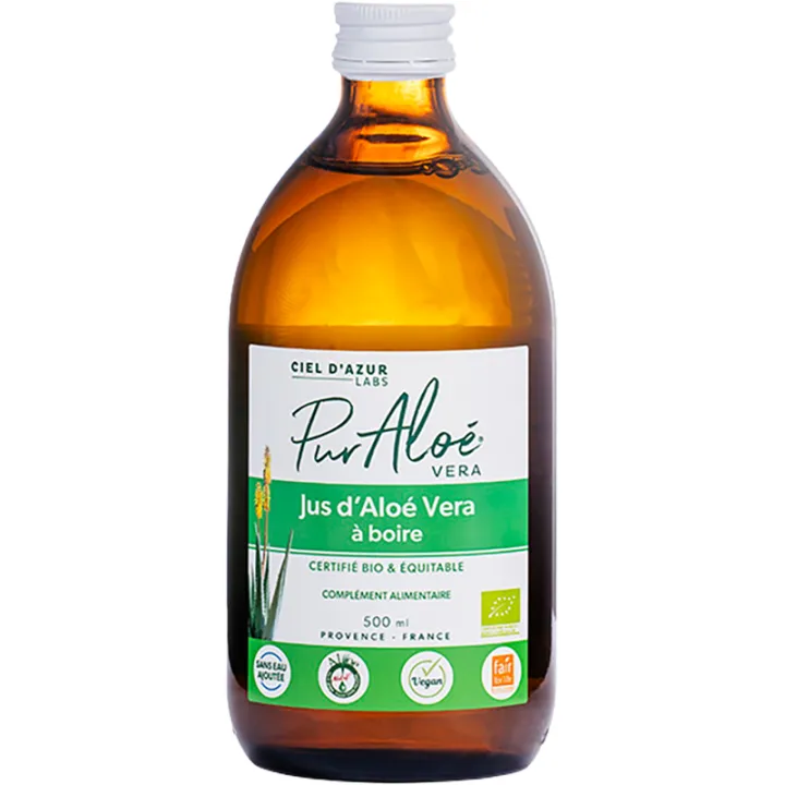 Pur'Aloé Succo di Aloe Vera Biologico Bevibile