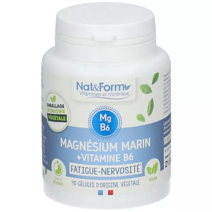 Nat & Form Magnesium + B6 Kapseln