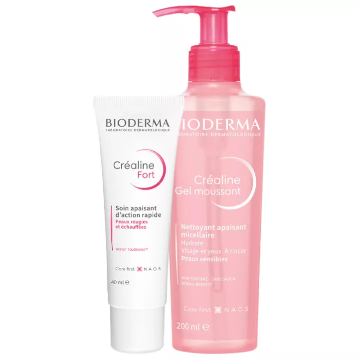 Bioderma Skincare Sensitive Skin Anti-Irritation Gesichtsroutine Créaline