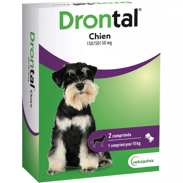 Drontal Dog Vermifuge in palatable tablets Vetoquinol