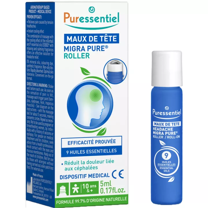 Puressentiel MAUX DE TETE ROLLER 5ML Aromaterapia