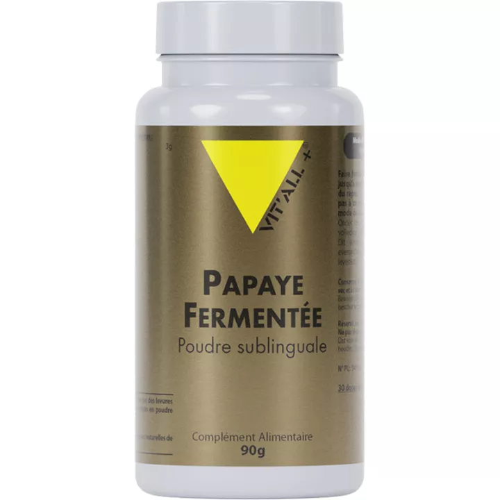 Vitall+ Gefermenteerde papaja sublinguaal poeder 90g