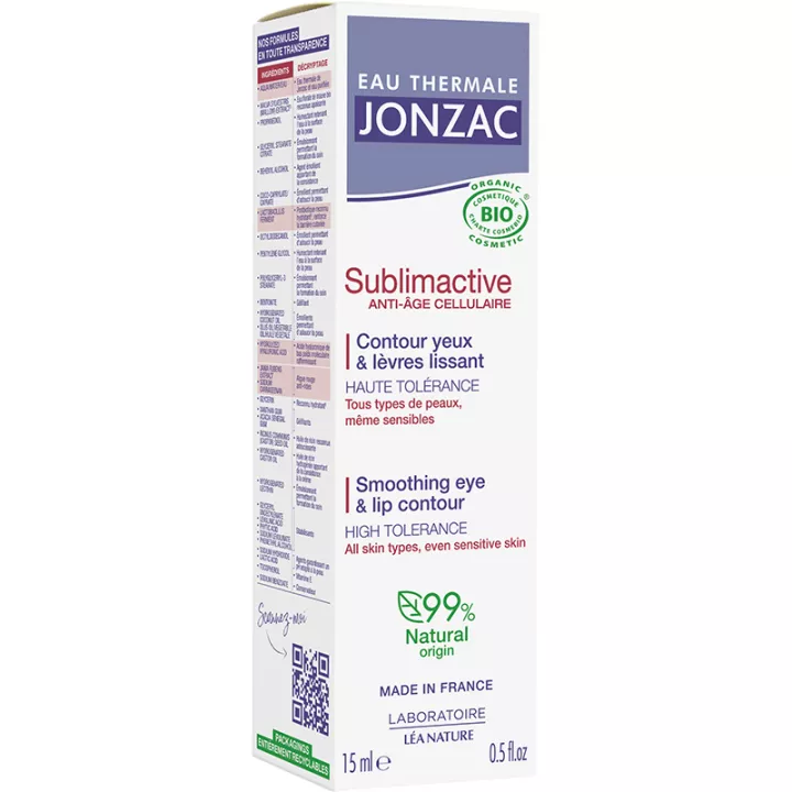 Jonzac Sublimactive Anti-Âge Contour Yeux et Lèvres 15 ml