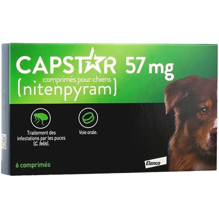 Elanco Capstar Large Dog 57 мг 6 таблеток