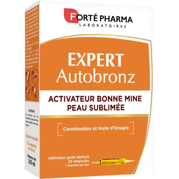 Forté Pharma Expert Self-Tanning Ampoules, 10 ml