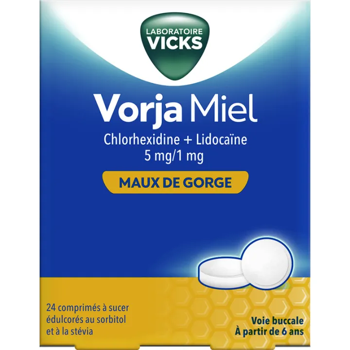 Vorja 5 mg/1 mg, 24 pastillas para chupar Vicks