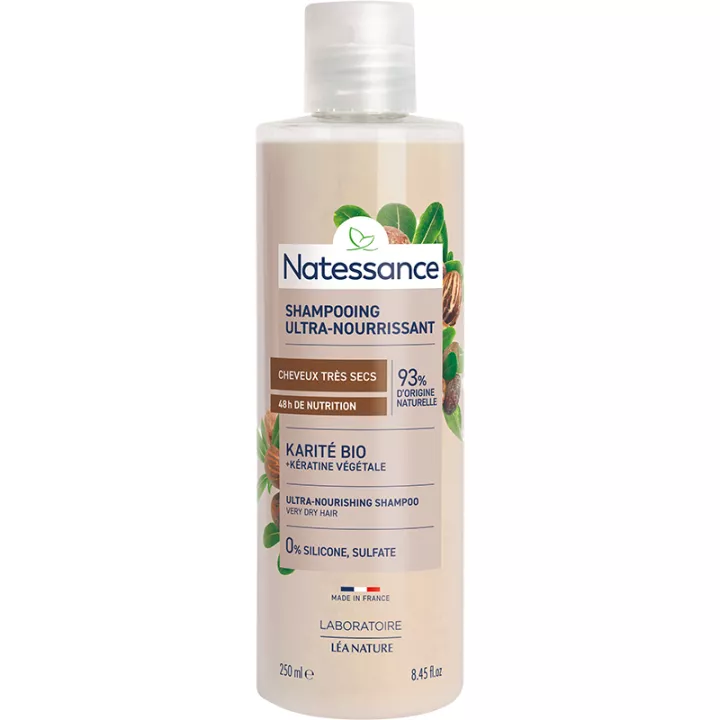 Natessance Shea Butter Cream Shampoo 250 ml