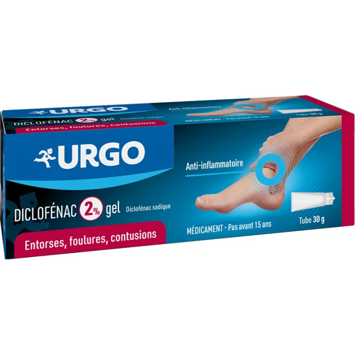 Diclofenac 2% Anti-inflammatory Gel Urgo 30g
