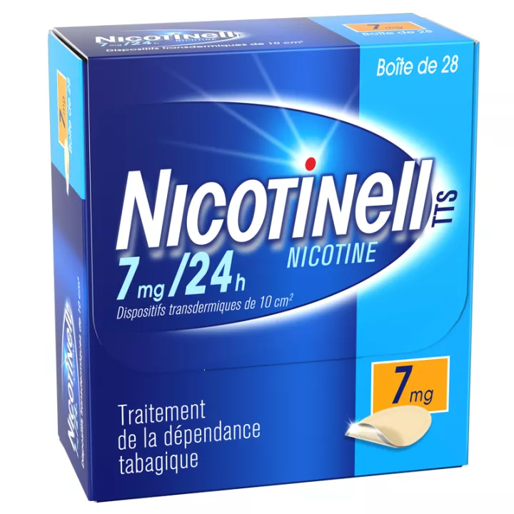 Nicotinell TTS 7mg/24h Nicotine 28 patchs