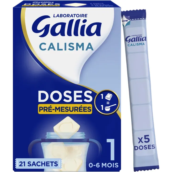 Gallia Calisma Dosis Premedidas 0-6 Meses 21 Sobres
