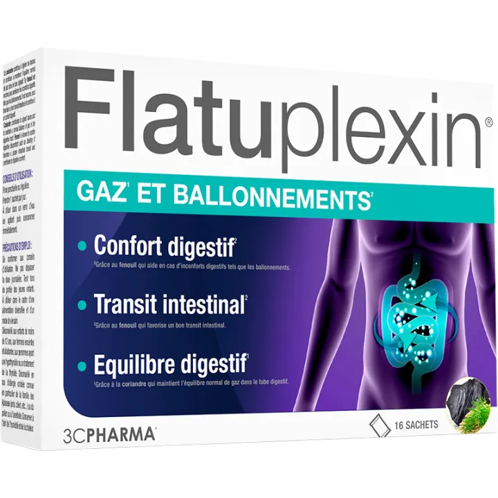 3C Pharma Flatuplexin Gases Intestinales - Distensión 16 sobres