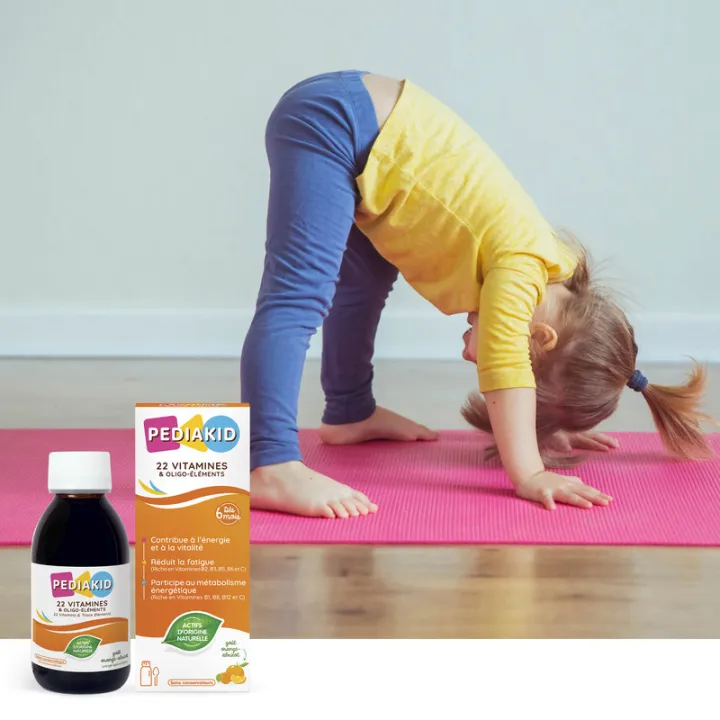 Pediakid Sciroppo 22 vitamine per la crescita e la vitalità