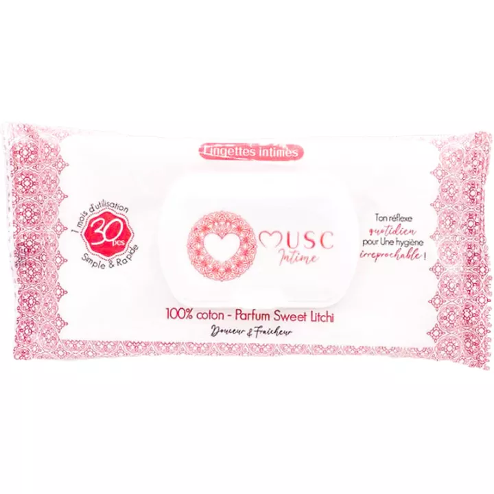 Musc Intime Intimate Wipes x 30