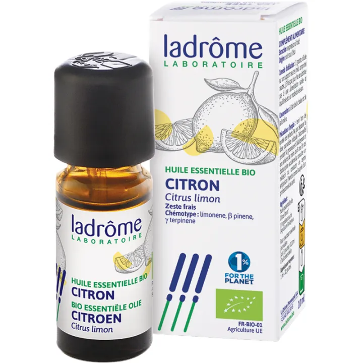 Ladrome Bio Ätherisches Öl Zitrone Zeste frisch 10 ml