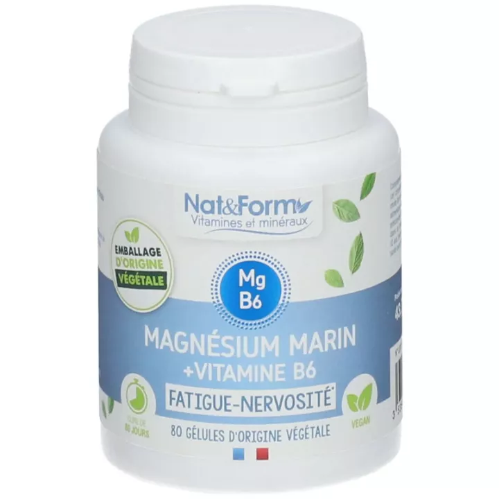 Nat & Form Magnesium + B6 en Gélules