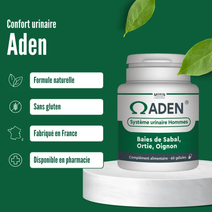 Aden Homme urinary comfort 60 capsules