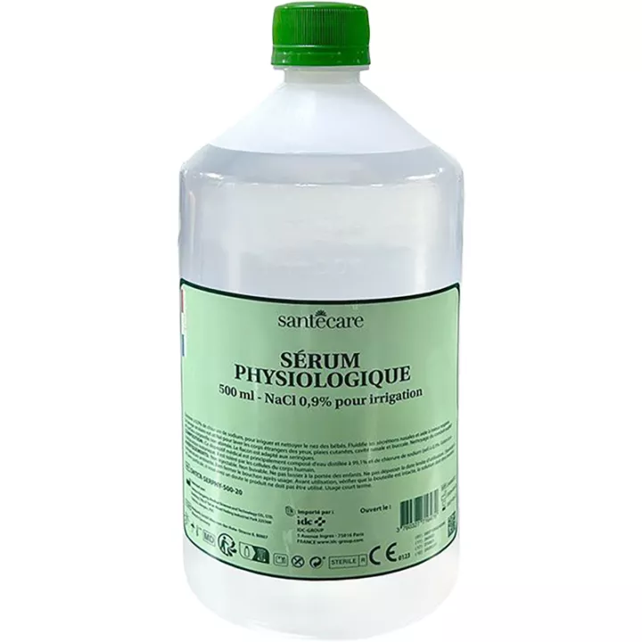 Santecare Physiological Saline Solution NaCl 0.9% Bottle 500 ml