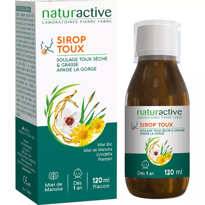 Sciroppo per la tosse al miele di Manuka Naturactive