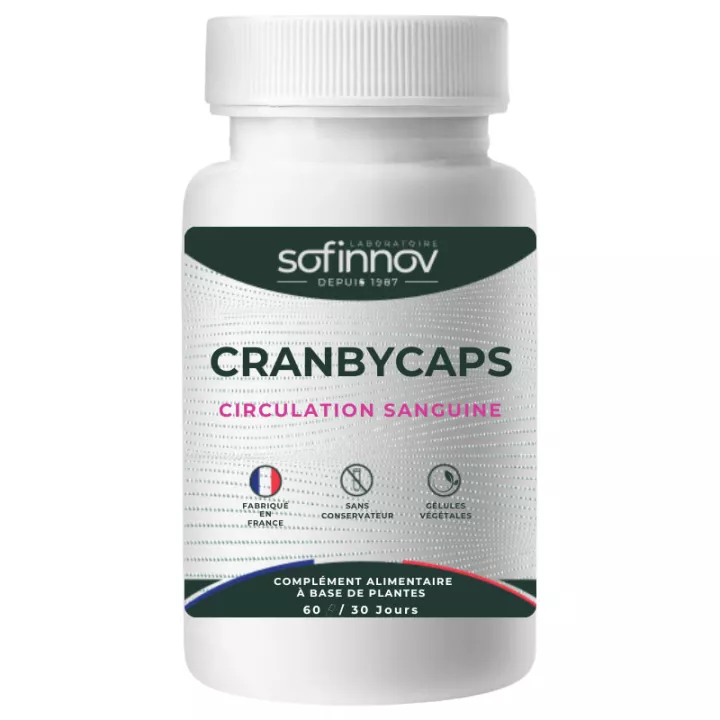 Sofinnov Cranbycaps 30 Gélules Végétales