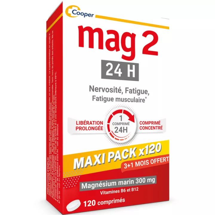 Mag 2 24H compresse di magnesio marino