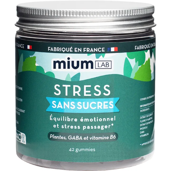 MiumLab Stress senza zucchero 42 gommine