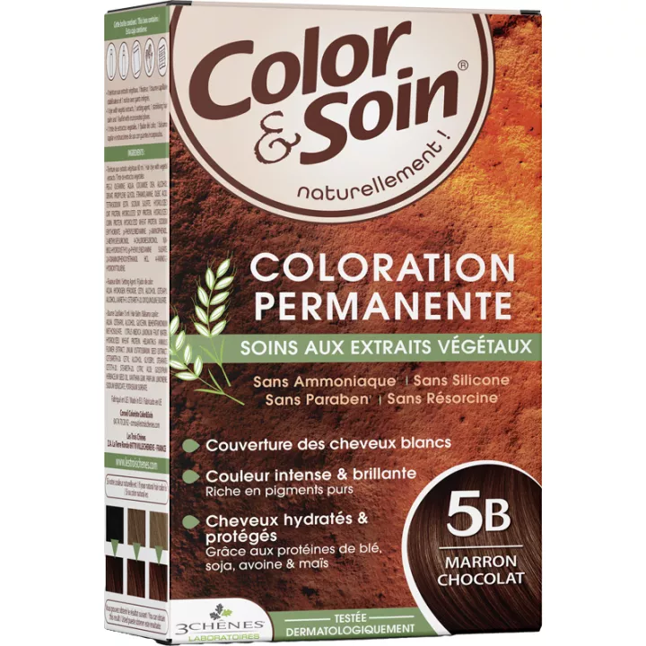 3Chênes Color & Soin Permanente Coloration Braunes & Kastanienbraunes Haar
