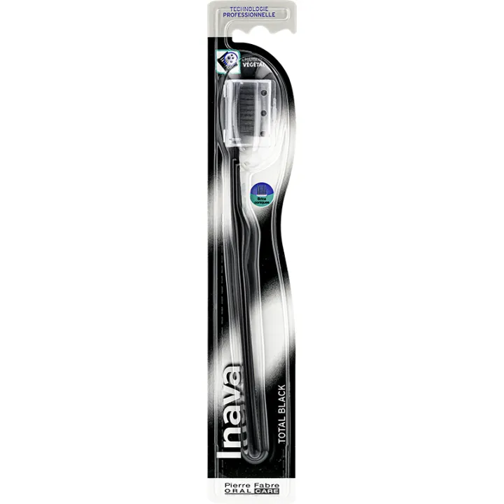 Inava Total Black Zahnbürste