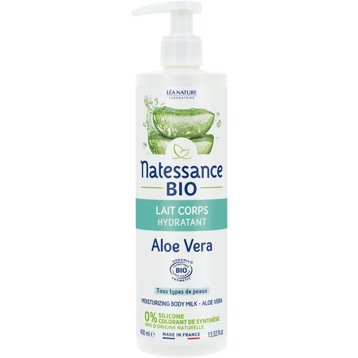 Natessance Bio Aloé Vera Loção Hidratante Corporal 400 ml