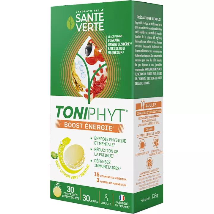 Santé Verte Toniphyt Boost Energie bruistabletten 