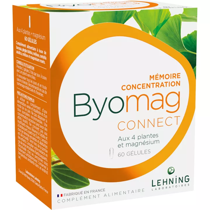 Byomag Connect Geheugenconcentratie 60 Capsules