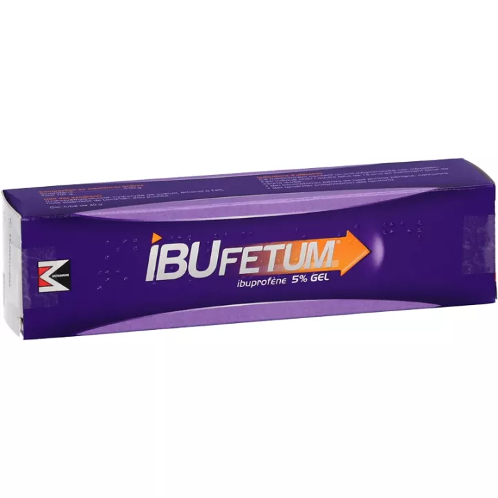 Ibufetum Ibuprofène 5% Gel Anti-inflammatoire