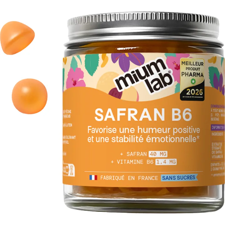 MiumLab Azafrán B6 42 gominolas