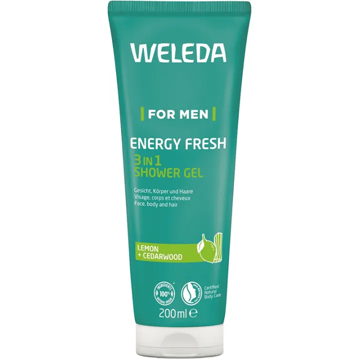 Weleda For Men Energy Fresh Gel de Banho 200 ml