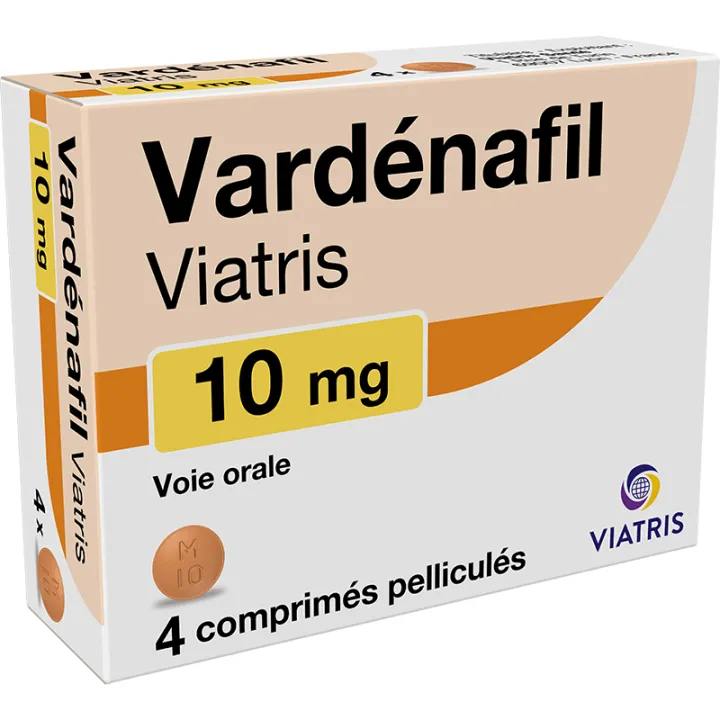 Vardenafil 10 mg Viatris Dysfonction Érectile comprimés