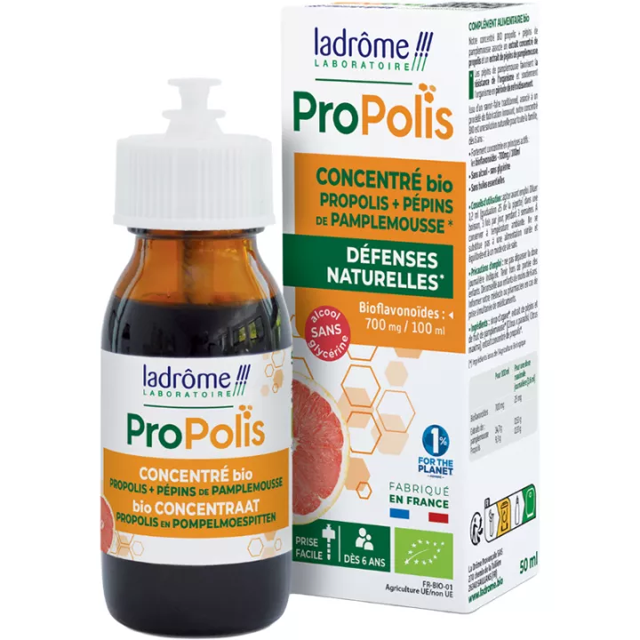 Ladrôme Propolis und Grapefruitkerne Bio-Konzentrat 50 ml