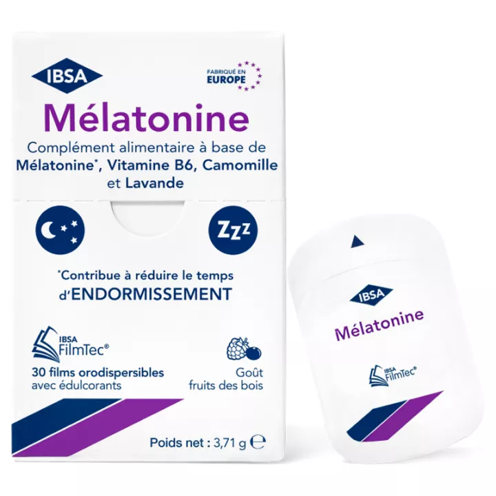 Melatonine 1mg Filmtec 30 Orodispergeerbare Films IBSA