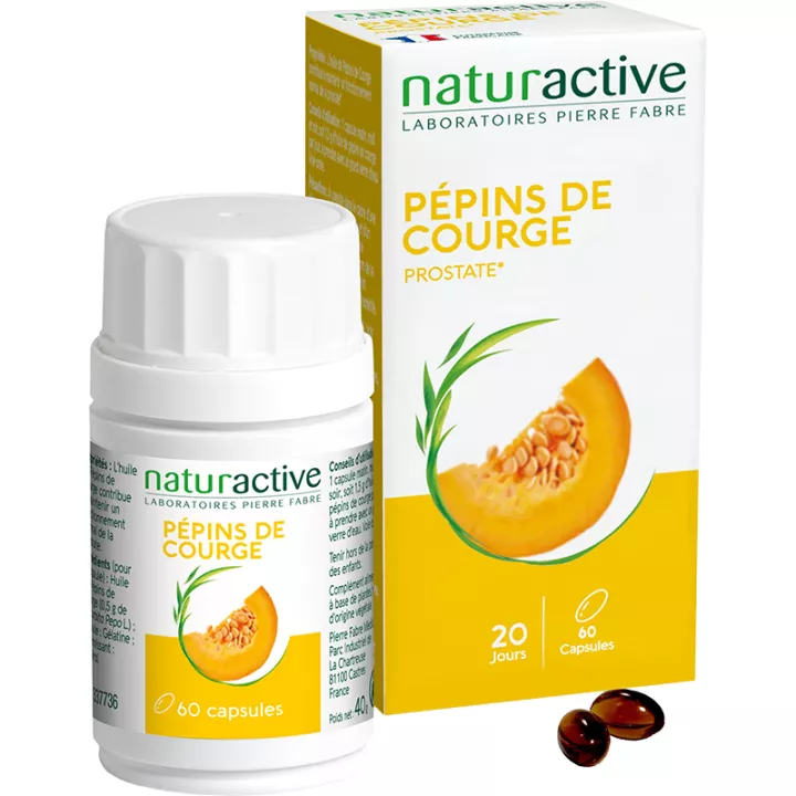 Naturactive Huile de Pépins de Courge 60 gélules