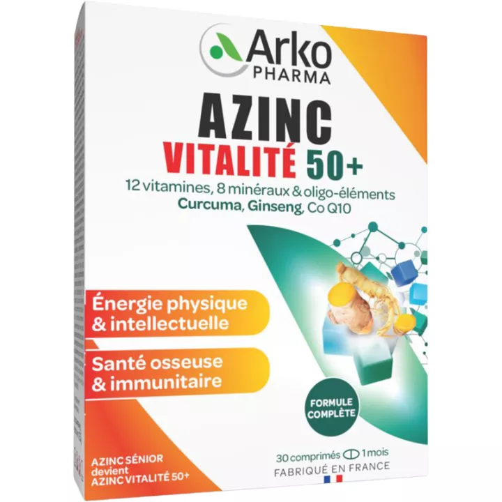 Arkopharma Azinc Senior 30 Tablets 