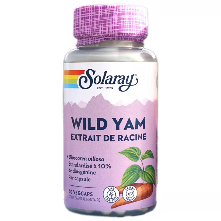 Solaray Estratto di radice di igname selvatico 10% Diosgenina 60 capsule vegetali