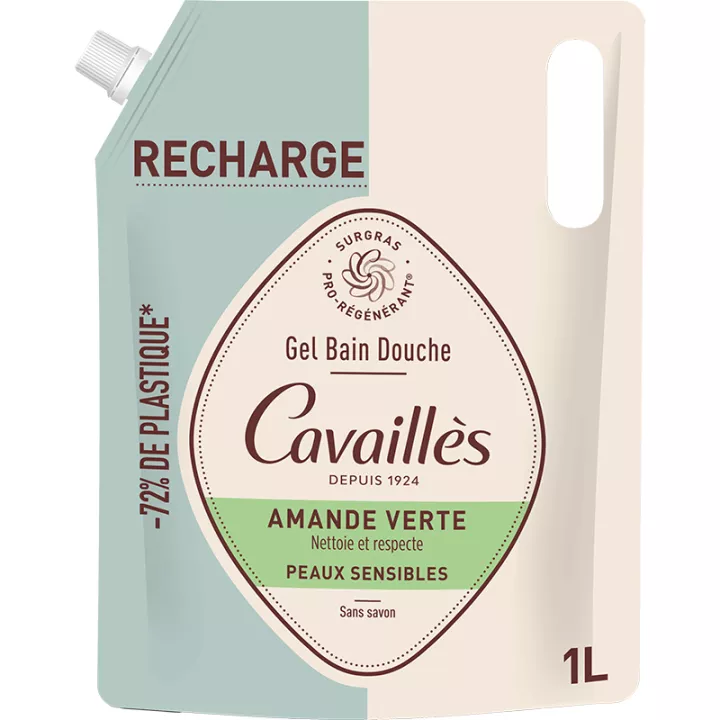 Gel de baño y ducha Cavaillès para pieles sensibles
