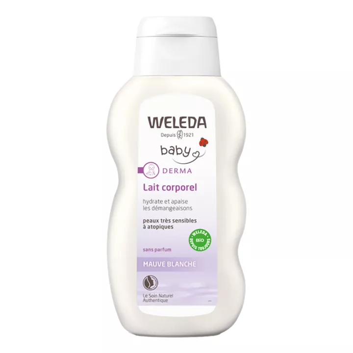 Weleda младенца Derma Белый Мальва лосьон для тела 200 мл