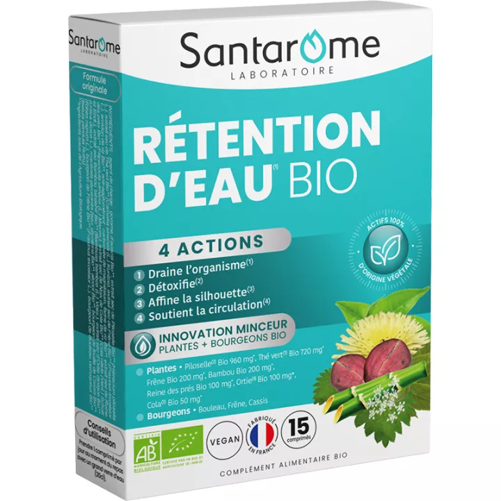 Santarome Organic Water Retention 15 таблеток