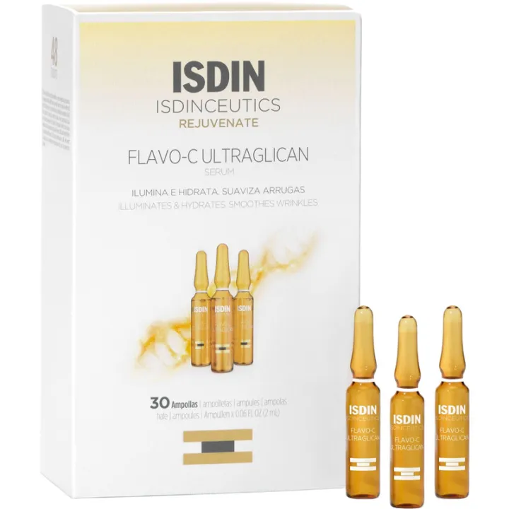 Isdin Flavo C Ultraglican Serum ampoule