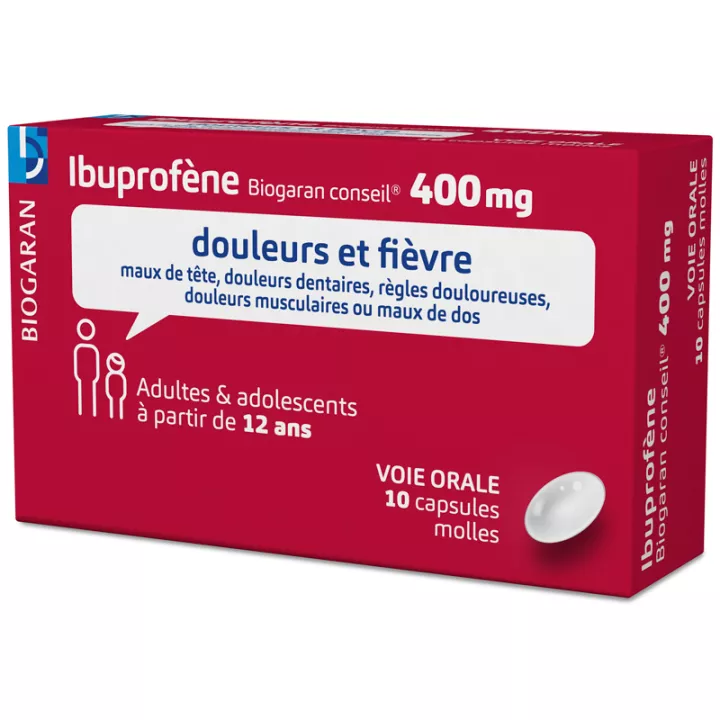 Ibuprofeno Biogaran 400 mg