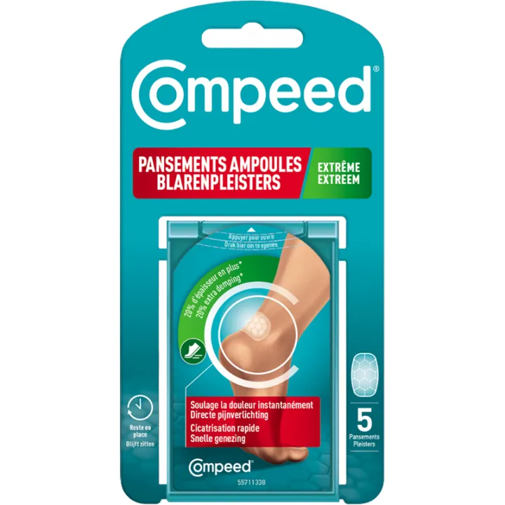 Compeed Extreme Heel Blisters Hydrocolloid Dressings
